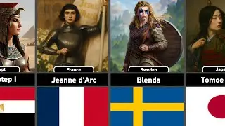 The Most Famous Female Warriors From Every Country!