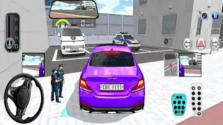Mercedes Car Driving Towards Police Station - Police Van 3D Driving Class Games - Android Gameplay