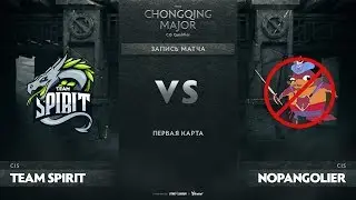 Team Spirit vs NoPangolier, Game 1, CIS Qualifiers The Chongqing Major