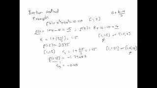 Bisection Method - An Example