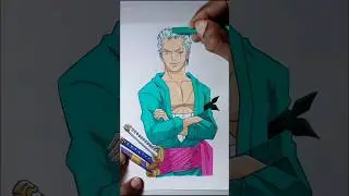 Speed Drawing Zoro #onepiece #zoroonepiece  #anime  #fanart  #desenhando  #drawing  #speeddrawing