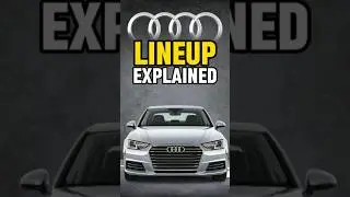 Audi Lineup Explained #youtube #cars #gearify (Rs series details in description)