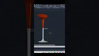 AutoCAD 3D: Bar Chair Design #autocadshorts