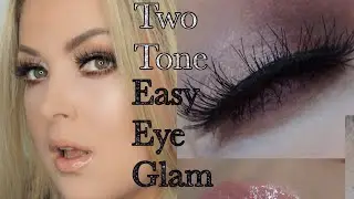 TWO TONE EASY EYE GLAM | HUDABEAUTY DESERT DUSK PALETTE | SIANNA_X