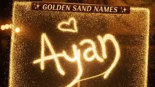 Golden sand names writing live⏳❤️✍️ #nameswritinglive #shortsfeed #goldennameswrtinglive