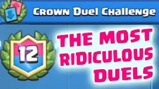 The Crown Duel Challenge. 12 WINS. INSANE BATTLES | Clash Royale