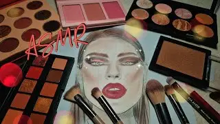 ASMR Face chart makeup / АСМР Макияж для лица 👩&zwj;🎨💄👄