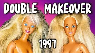 90's Barbie & Skipper Makeover: DOUBLE Vintage Doll Restoration
