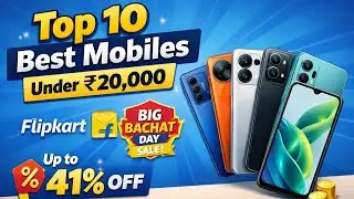 Top 10 Best Mobiles Under ₹20,000 | Flipkart Big Bachat Day Sale | Up to 41% Off #bivusworld #sale