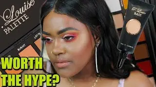 WORTH THE HYPE? PLOUISE EYESHADOW PALETTE & PRIMER ON DARK SKIN!