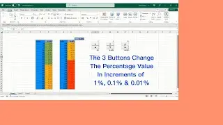 Excel: Use Spin Buttons To Find Percentage Of A Range Of Values