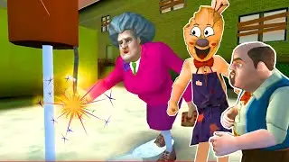 scary teacher 3d New Year update - Gameplay Walkthrough #2