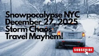 Snowpocalypse NYC ❄️ | December 27, 2025 Storm Chaos & Travel Mayhem!