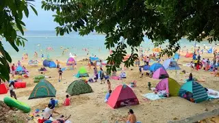 How to go to ClearWater Bay beach. Travel from Tseung Kwan O to ClearWater Bay beach