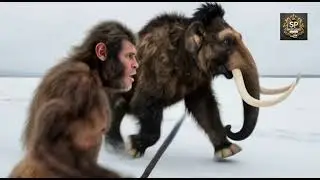 First Human Hunters vs Mammoth | Homo Habilis Epic Ice Age Hunt   # tranding, # viral