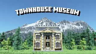 How To Build A Townhouse Museum In Minecraft! | Minecraft Building Tutorial