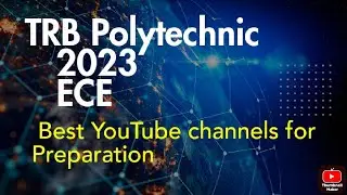 TRB POLYTECHNIC ECE 2023😍/ Best YouTube channels for Preparation 💥💥