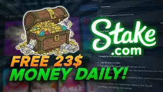 How To Get FREE 23$ On Stake Without Doing Anything (Free Money!!)