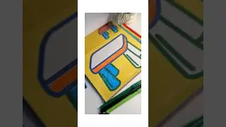 Fun 3D Table Drawing with Sketch Pens | Art for Kids 🖍️ #coloring