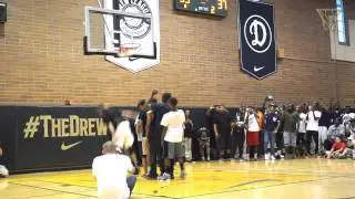 Drew League Dunk Contest Mike Purdie, Kenny Dobbs, JClarkTheJumper Feat James Harden & Paul Pierce