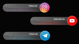 Trending Lower Thirds Animation Black Screen Video | Trending Lower Thirds Animation | Lower Thirds