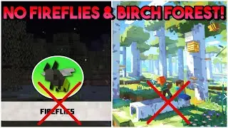 MINECRAFT 1.19 WILL NOT HAVE FIREFLIES & BIRCH FOREST! (The Wild Update)