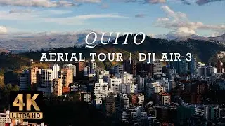 Quito, Ecuador from Above in Stunning 4K | DJI Air 3 Cinematic Tour (Cotopaxi Sunset, El Panecillo)