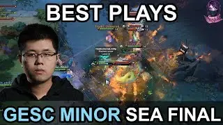 GESC Thailand Minor 2018 BEST PLAYS SEA FINAL FNATIC VS TNC QUAL Highlights by Time 2 Dota #dota2
