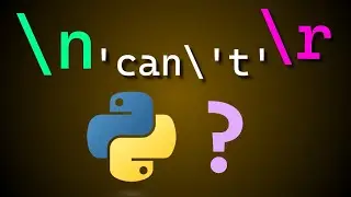 Python escape characters explained 🐍🤔