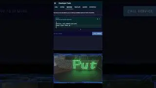 Home Assistant to WLED Matrix DEMO #SHORTS