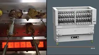 PT| Grelhador de Rodizio  GRESILVA GR 40