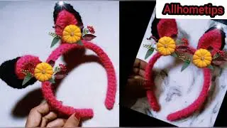 Beautiful crochet baby hairband by!allhometips