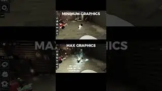 MIN VS MAX GRAPHICS WHO WINS EMOTE Forsaken Roblox