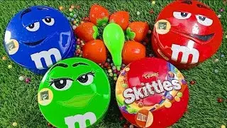 Satisfying Video | Unpaking 19 &M'S and Skittlei Fnta Boxes ASMR