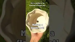 How To Make A Flower Pot On The Wheel 🌸 (see comments) #wheelthrowing #pottery #clay
