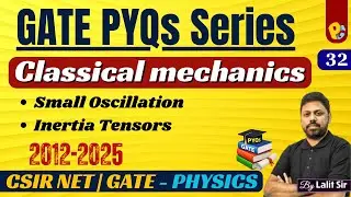 GATE Physics PYQs 2012&ndash;2025 | Classical Mechanics & Relativity | POTENTIALG | Lalit Sir
