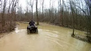 Cruising the flooded trails at Carters Offroad Park