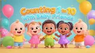 Counting 1 to 10 With Baby Friends 🌟 | Learn Numbers Song for Kids | Nursery Rhymes