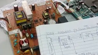 SONY 32BX320 2 times blanking problem.How to trace & repair?#pcb #sony #lcd #electronic #repair
