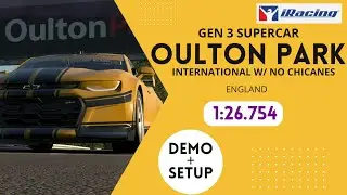 iRacing OULTON PARK International w/ no chicanes (England) 1:26.754 GEN 3 V8 SUPERCAR