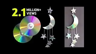 DIY Home decorations Ideas By Old CD  Weast CD Tutorial Home decor Ideas  Art Ideas #oldcdcrafts cd