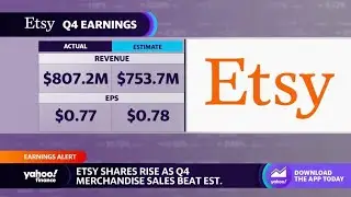 Etsy stock rises following Q4 revenue beat, merchandise sales growth