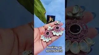Polki with ZIRCON COLLECTION ✨ #fusion #exclusive #premium #jewellerycollection #uniqueshorts #viral