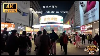 Taidong Pedestrian Street, Qingdao City(Background Music Version) 青島市台東步行街(BGM版)