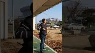 archery in Korea 16     distance 145m   #Gungdo  #Guggung #archery #arrow #bow