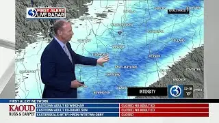 FORECAST: Tracking a little bit of more snow Monday afternoon