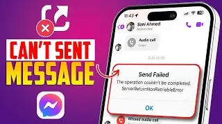 How to Fix Can't Send Messages on Messenger on iPhone | Messenger Couldn't Send the Message