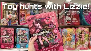 FINDING NEW MONSTER HIGH, WINX CLUB + BRATZ X HELLO KITTY DOLLS! | Toy Hunts with Lizzie at Target