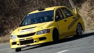 400HP Mitsubishi Lancer Evo 8 by Raphael Adrian Leitner Bergrallye Testtag Neudorf 2022