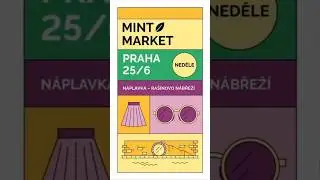 👀 TIPP: Mint Market Prag, 26. Juni 2023, Ra&scaron;&iacute;nove n&aacute;břež&iacute;! #shorts